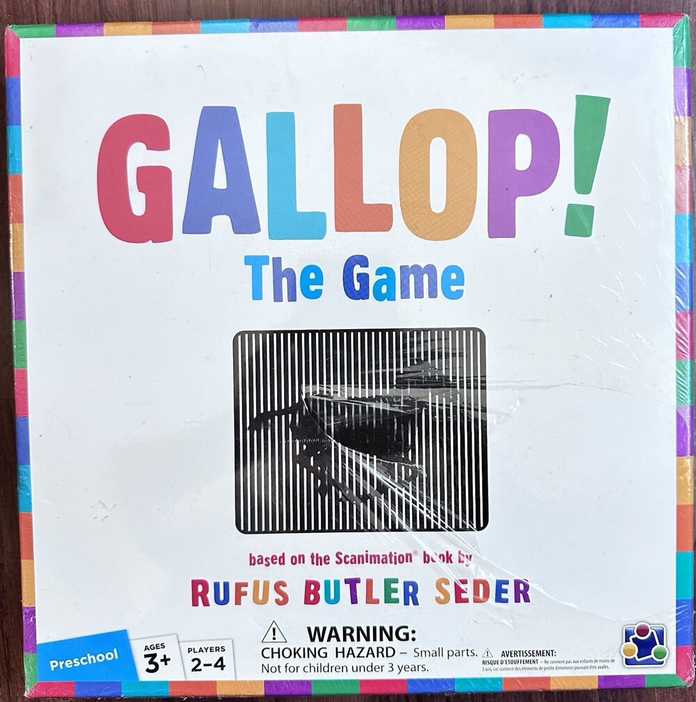 Gallop The Game Based On The Scanamation Book By Rufus Butler Seder Game New